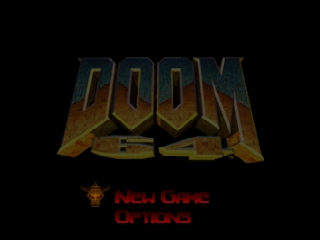 Doom 64 title screen for Nintendo 64
